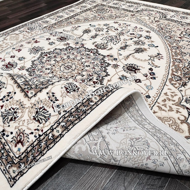 Турецкий Ковер Медальон дизайн 70 Бежевый